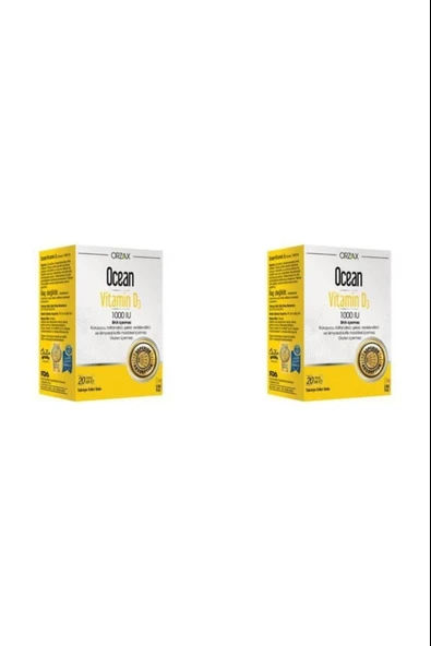 Ocean Vitamin D3 1000 IU Sprey 2 Adet ürün görseli 1