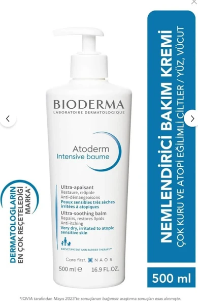 Bioderma Atoderm Intensive Balm 500 ml ürün görseli 1