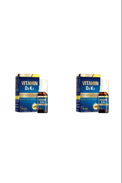 Nutraxin Vitamin D3K2 30 ml 2 Adet ürün görseli 1