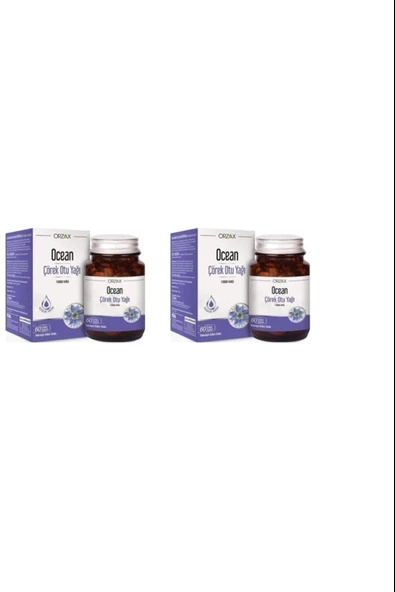 Ocean Çörek Otu Yağı 60 Kapsül 2 Adet - Resim 2