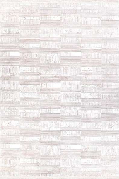 Verrino Halı Rose 03 Beyaz Serisi Akrilik Salon Oturma Yatak Odası Halısı ürün görseli 1