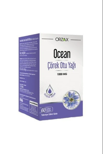 Ocean Çörek Otu Yağı 60 Kapsül ürün görseli 1