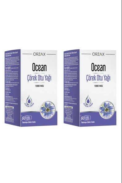 Ocean Çörek Otu Yağı 60 Kapsül 2 Adet - Resim 3