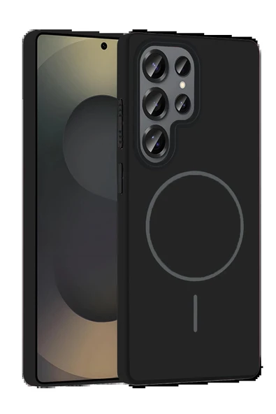 Akman Samsung Galaxy S25 Ultra Broş Magsafe Kapak - Siyah - ACL6206794-9914 ürün görseli 1