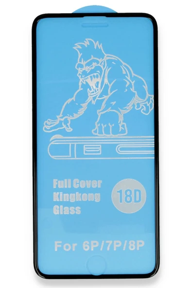 Akman iPhone 7 18D Cam Ekran Koruyucu - Beyaz - ACL6201458-1648 - Resim 3