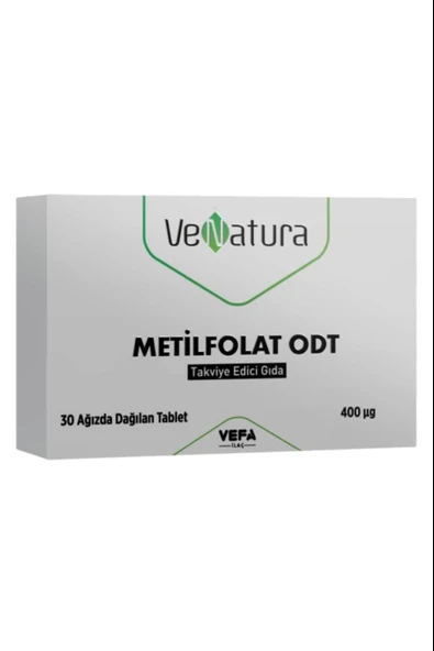 VeNatura Metilfolat Odt Ağızda Dağılan Tablet 30'lu ürün görseli 1