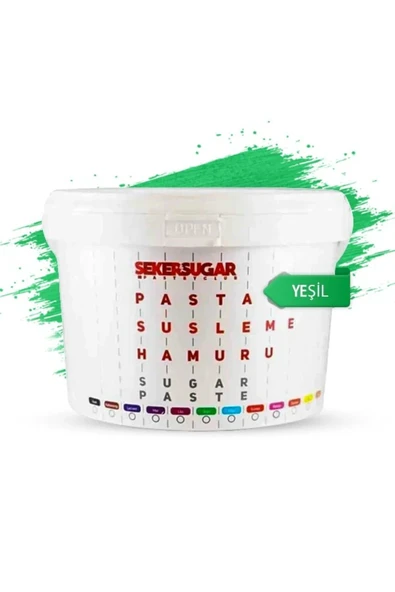 ŞEKER HAMURU 2,5 KG YEŞİL ürün görseli 1