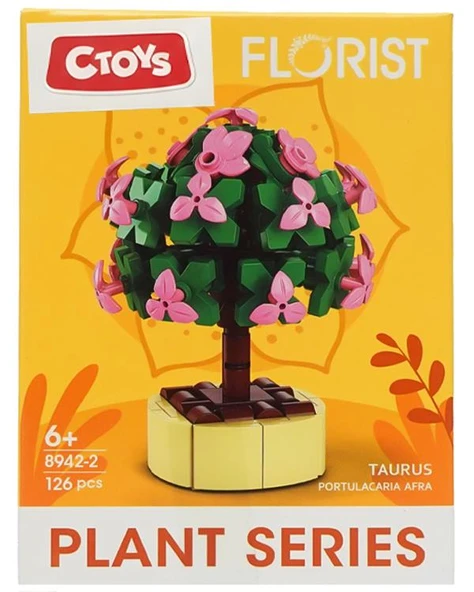 Ctoys Florist Burçlar Saksılı Bitki Yapım Seti Taurus 8942 2 ürün görseli 1