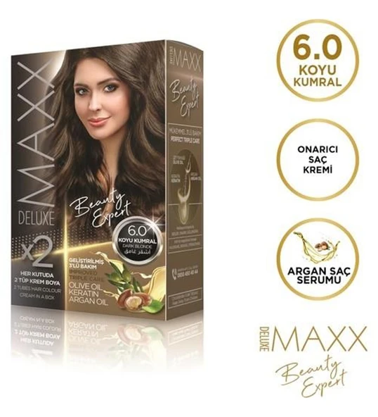 Maxx Deluxe Beauty Expert 6.0 Koyu Kumral Set Boya ürün görseli 1