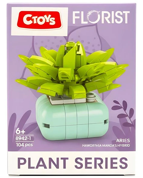 Ctoys Florist Burçlar Saksılı Bitki Yapım Seti Aries 8942 1 ürün görseli 1