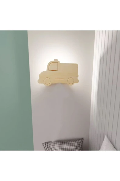 SimaAvize Çocuk Şarjlı Aplik/Gece Lambası - Gün Işığı - Resim 3