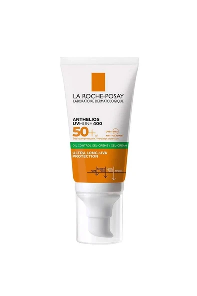 La Roche Posay Anthelios Spf 50+ Yağlı Ciltler için Yüksek Korumalı Yüz Güneş Kremi 50 ml ürün görseli 1