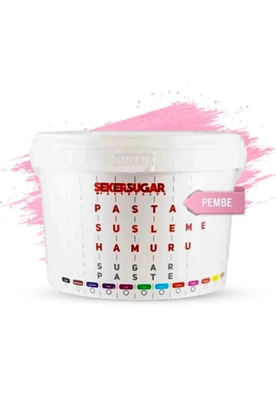 ŞEKER HAMURU 2,5 KG PEMBE ürün görseli 1