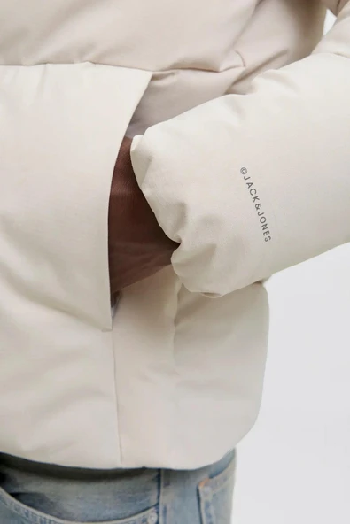 Jack & Jones Jjglobal Puffer Jacket Erkek Mont - Resim 4