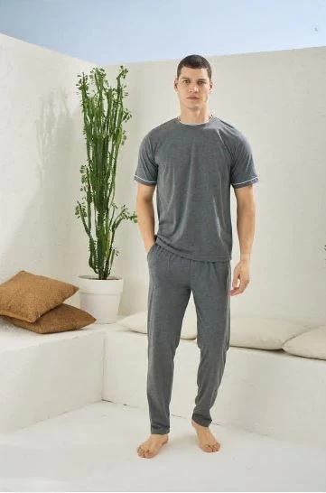 Kocabey 2092 Erkek O.yaka Pijama Takım - Resim 2
