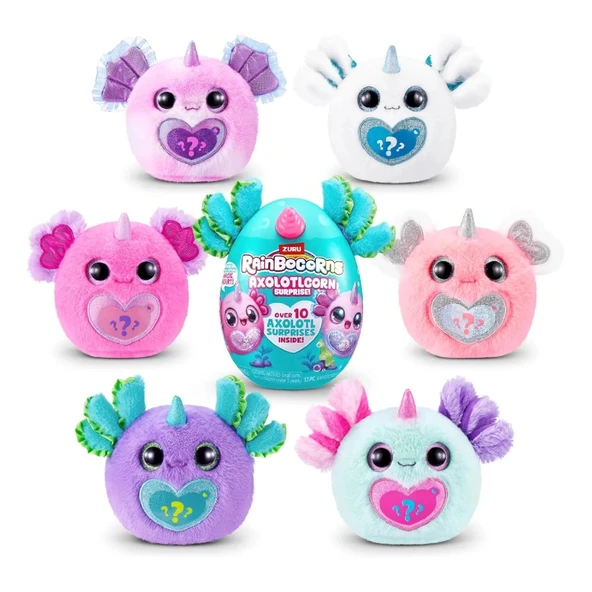 Rainbocorns Axolotlcorn Sürpriz Peluş Icepuff - Resim 4