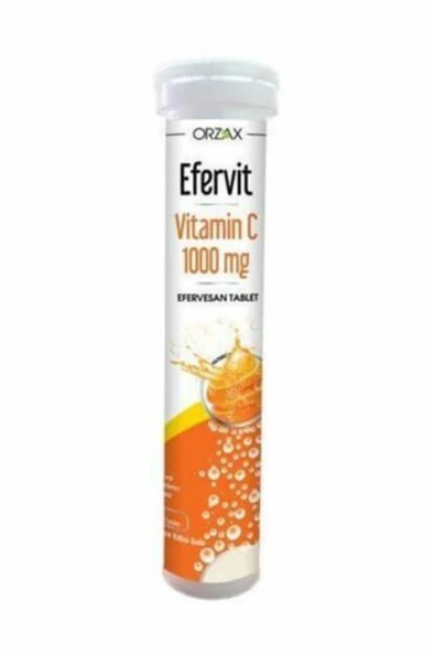 Orzax Efervit Vitamin C 1000 Mg Efervesan 20 Tablet ürün görseli 1