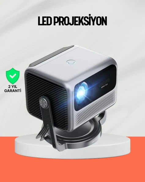 Smart Projector Android TV Yüksek Parlaklık Ev Sineması ürün görseli 1