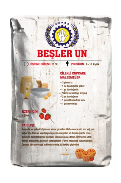Beşler Un Pastalık Böreklik Un 5 Kg - Resim 2