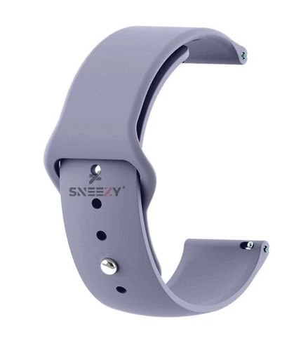 Huawei Watch Ultimate – Watch Buds 22mm Uyumlu PureLux Soft Silikon Kordon  Lavanta - Resim 4