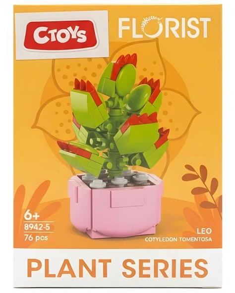Ctoys Florist Burçlar Saksılı Bitki Yapım Seti Leo 8942 5 ürün görseli 1