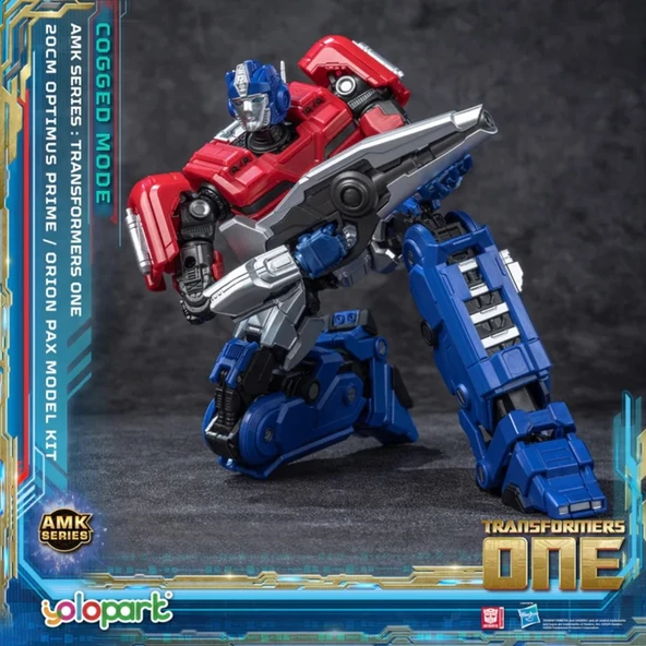 Transformers ONE Amk Series 20 Cm Figür Kit Optimus Prime - Resim 10