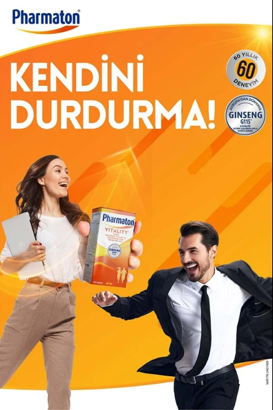 Pharmaton Vitality 100 Tablet 2 Adet - Resim 7