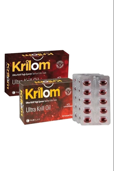 Krilom Ultra Krill Oil 30 Yumuşak Kapsül 2 Adet ürün görseli 1