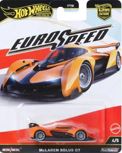 Hot Wheels Premium Car Culture Euro Speed McLaren Solus GT FPY86 JBK78 ürün görseli 1