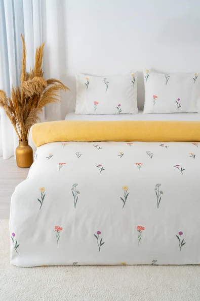 Bella Çift Kişilik Nevresim Takımı Pamuklu - Resim 3