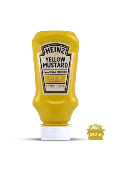 Heinz Yellow Mustard Mild Hardal 240 g ürün görseli 1
