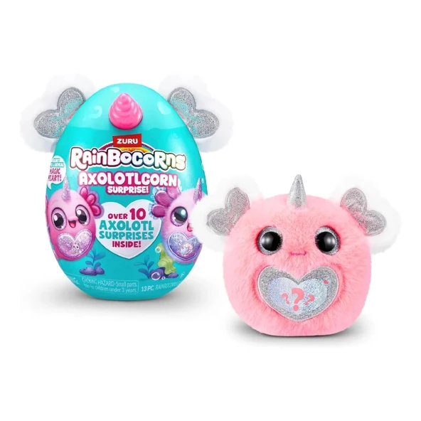 Rainbocorns Axolotlcorn Sürpriz Peluş Flowy - Resim 3