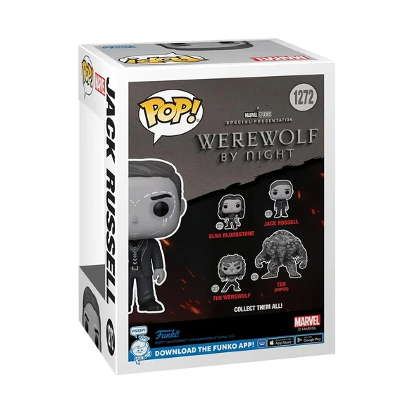 Funko Pop Marvel Werewolf By Night Jack Russell - Resim 3