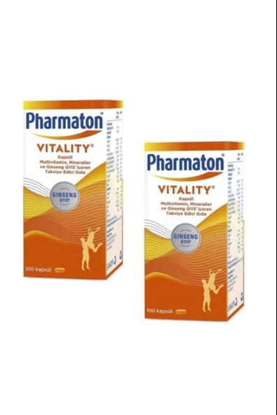 Pharmaton Vitality 100 Tablet 2 Adet ürün görseli 1