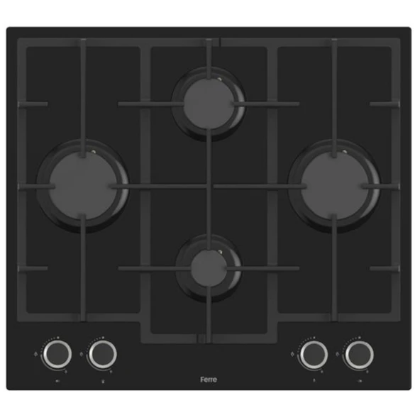 Ferre FryArt&SilentArt Venezia Sessiz Yeni Seri Siyah Ankastre  Set ( D086-SA + QXE62CS + LN385) - Resim 5