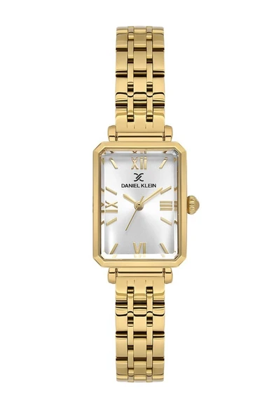 DANIEL KLEIN DK.1.13934-3 ALTIN KAPLAMA DİKDÖRTGEN KADIN KOL SAATİ ürün görseli 1