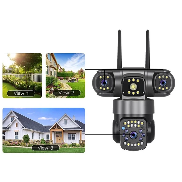 O-KAM 6030 9MP Gece Görüşlü HD Kamera - Resim 7