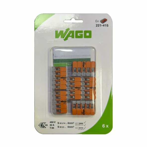 5X4 ÇOK AMAÇLI BUAT İÇİ KLEMENS (6 LI PAKET) ürün görseli 1