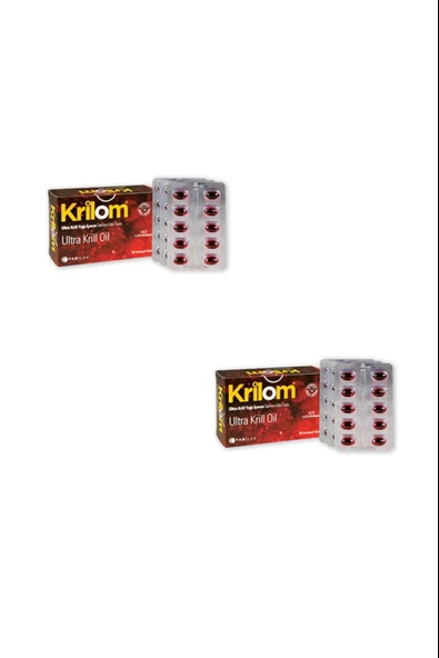 Krilom Ultra Krill Oil 30 Yumuşak Kapsül 2 Adet ürün görseli 1