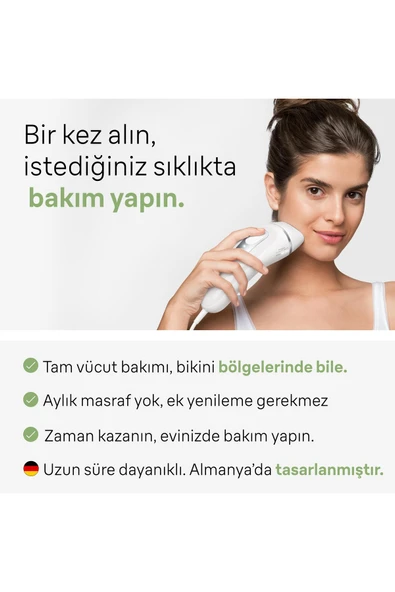 Braun IPL Silk·expert Pro 3, Evde Tüy Alma, Çanta, Venus Tıraş Makinesi, 2 Başlık, PL3132 - Resim 3