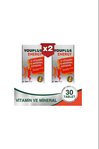 Youplus Energy 30 Tablet 2 Adet ürün görseli 1