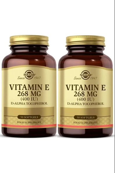 Solgar Vitamin E 400 IU 50 Softgel 2 Adet ürün görseli 1