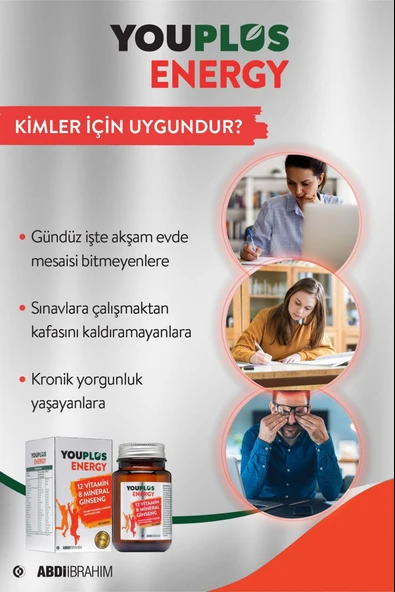 Youplus Energy 30 Tablet 2 Adet - Resim 4