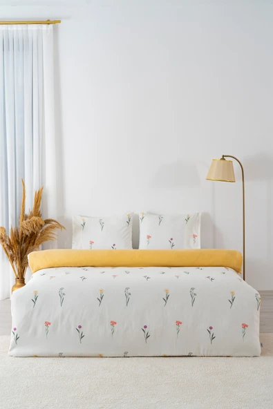 Bella Tek Kişilik Nevresim Takımı Pamuklu - Resim 2