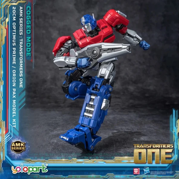 Transformers ONE Amk Series 20 Cm Figür Kit Optimus Prime - Resim 7