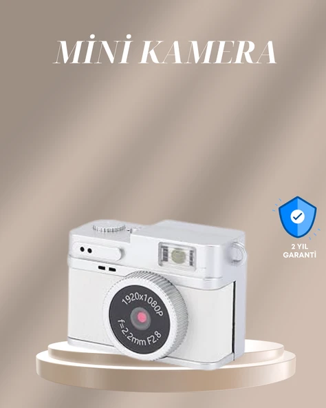 Cep Boy Vintage Dijital Kamera LED Destekli Full HD Video ürün görseli 1