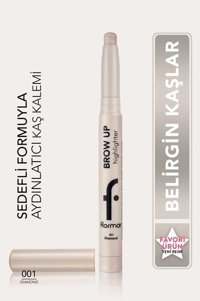 Asansörlü Aydınlatıcı Kaş Kalemi Uçuk Kahve -brow Up Highlighter Pencil-000 Champagne-8690604622269 ürün görseli 1