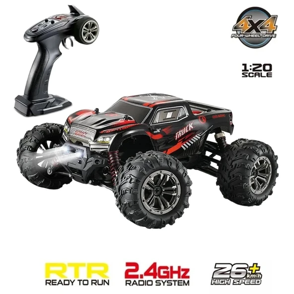 Xinlehong Yüksek Hızlı Uzaktan Kumandalı Araba 26 Km Kırmızı ürün görseli 1