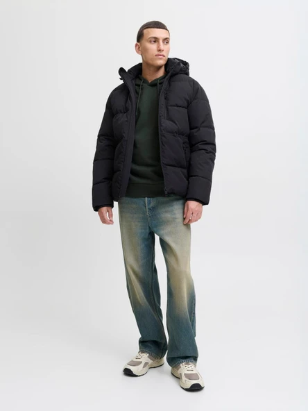 Jack & Jones Jjeowen Puffer Sn Erkek Mont - Resim 3
