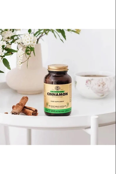 Solgar Cinnamon 100 Kapsül 2 Adet - Resim 2